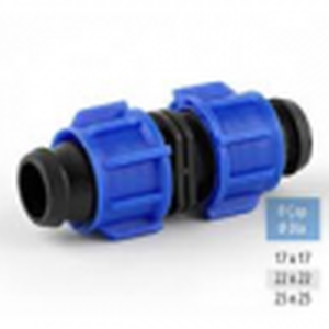 СЪЕДИНИТЕЛ ОРЕБРЕН С ГАЙКА ЗА КАПКОВО НАПОЯВАНЕ 17“x17“