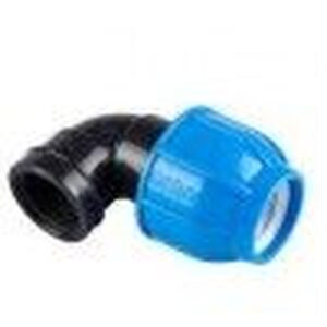 КОЛЯНО ЖЕНСКО С ВЪТРЕШНА РЕЗБА ЗА ТРЪБА HDPE